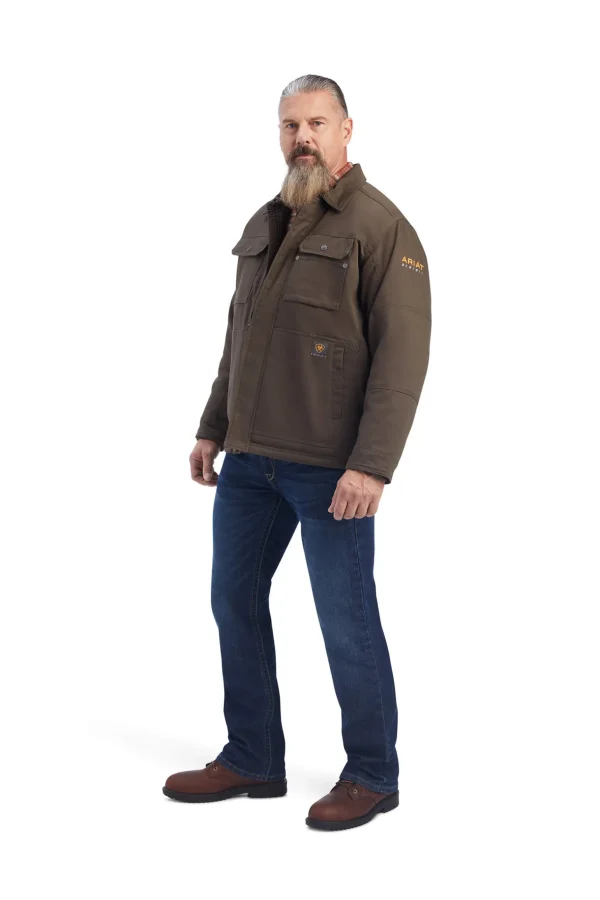 Ariat Rebar DuraCanvas Sherpa-Lined Coat