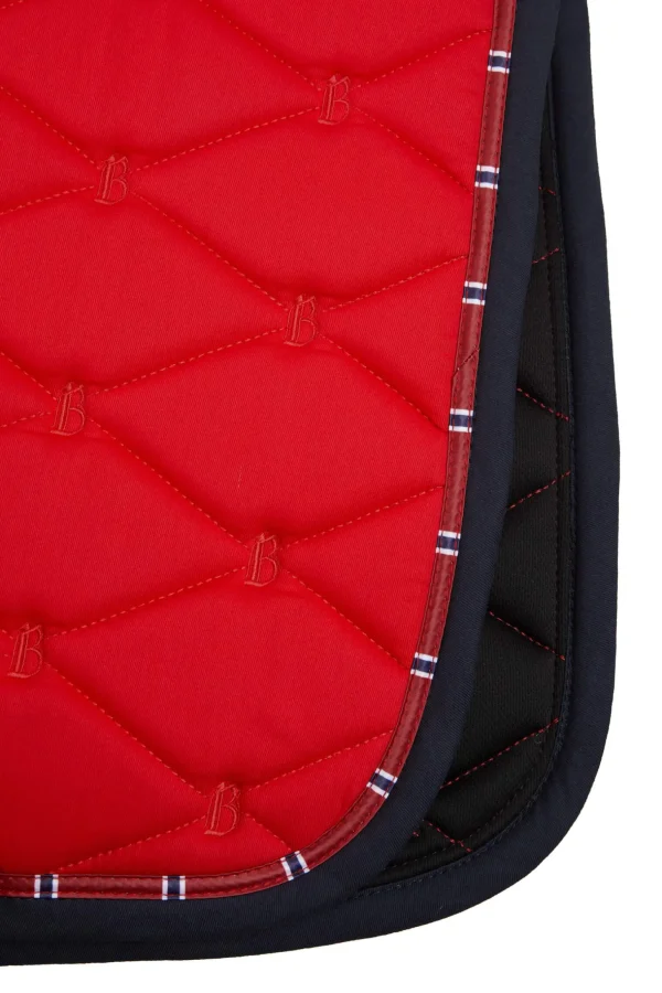 B Vertigo Amory All Purpose Saddle Pad with Monogram Embroidery