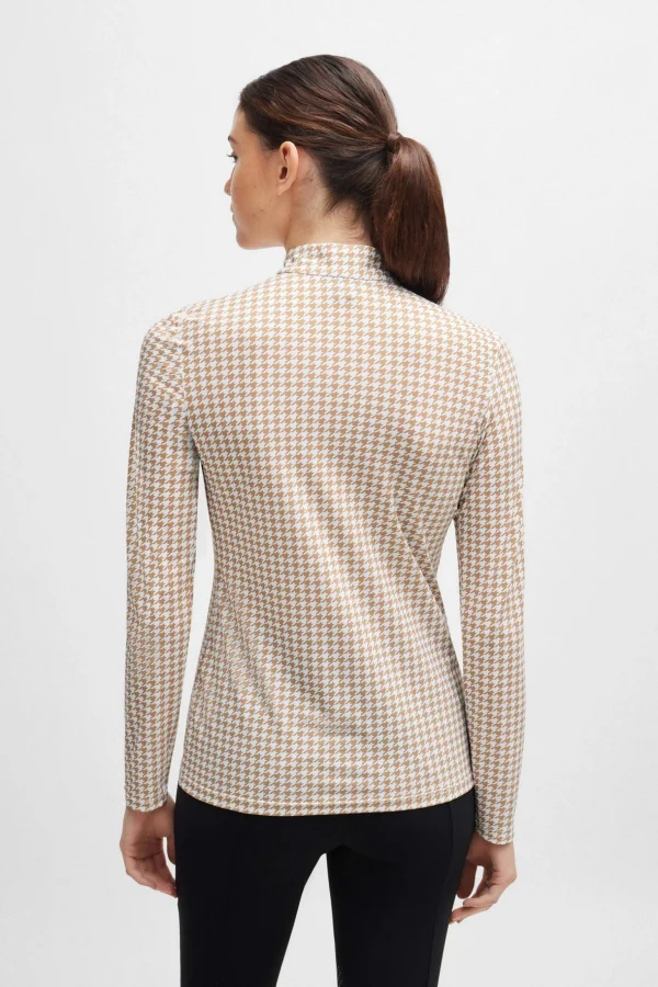 Boss Rachel Training Shirt Houndstooth