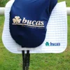 Bucas Max Saddle Cover, Shaped, Navy/Bucas logo