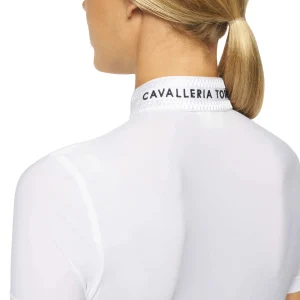 Cavalleria Toscana Embroidery Short Sleeve Show Shirt