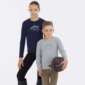 Cavalliera Riding Top for Kids Long Sleeve, IVY