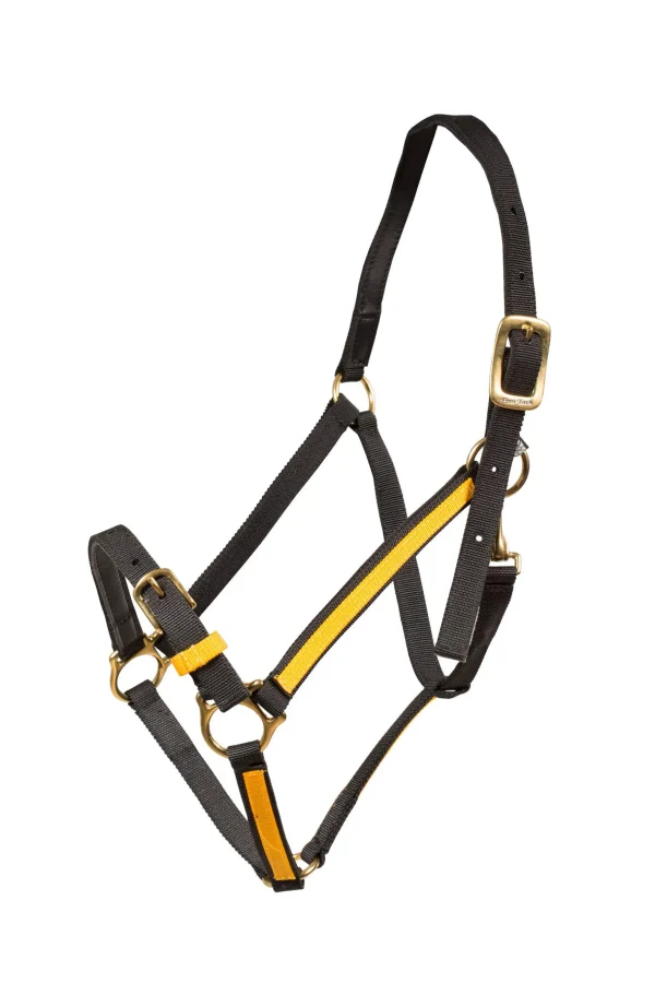 Finntack Pro Synthetic Yankee Nylon Halter with Open Nose