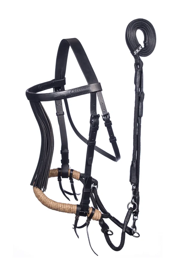 F.R.A. Freedom Riding Articles Tinver Bitless Bridle With Reins (System 4), Shire