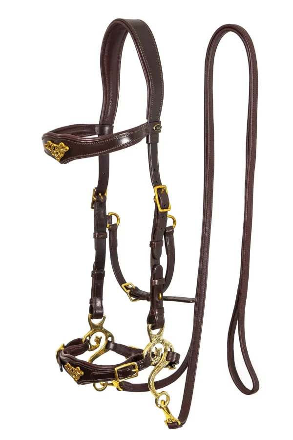 F.R.A. Freedom Riding Articles Imperial Hackamore Bridle With Reins (System 2) Shire