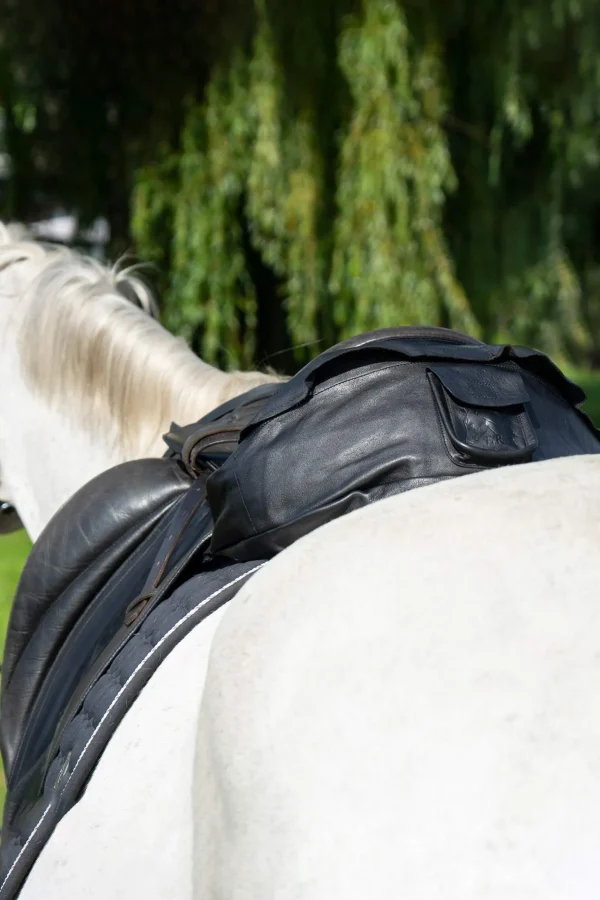 F.R.A. Freedom Riding Articles Taro Saddle Bag Simple Leather