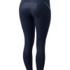 Full Seat Riding Tights for Women with Glitter Waist