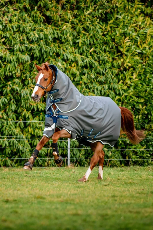 Horseware Amigo Bravo 12 Plus Turnout Rug With Detachable Neck, 400g