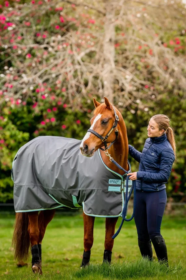 Horseware Amigo Hero Ripstop Plus Turnout Rug With Detachable Neck, 200g