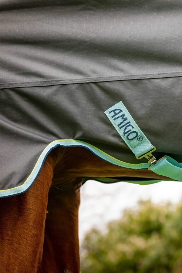 Horseware Amigo Hero Ripstop Plus Turnout Rug With Detachable Neck, 200g