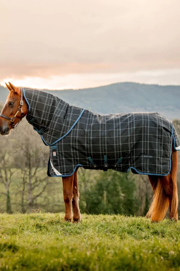 Horseware Rhino Reflectech Plus Vari-Layer Turnout Rug incl. Detachable Hood, 250g