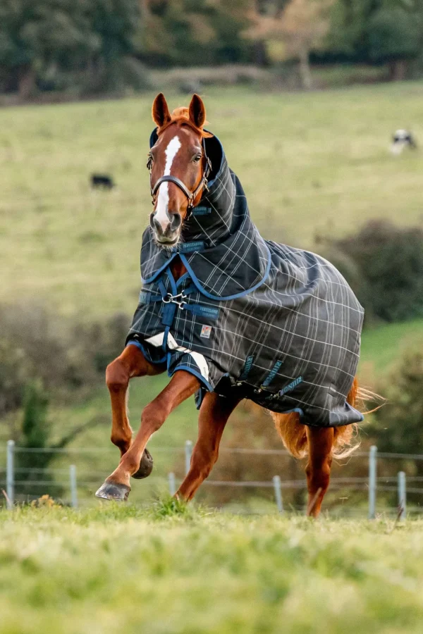 Horseware Rhino Reflectech Plus Vari-Layer Turnout Rug incl. Detachable Hood, 250g