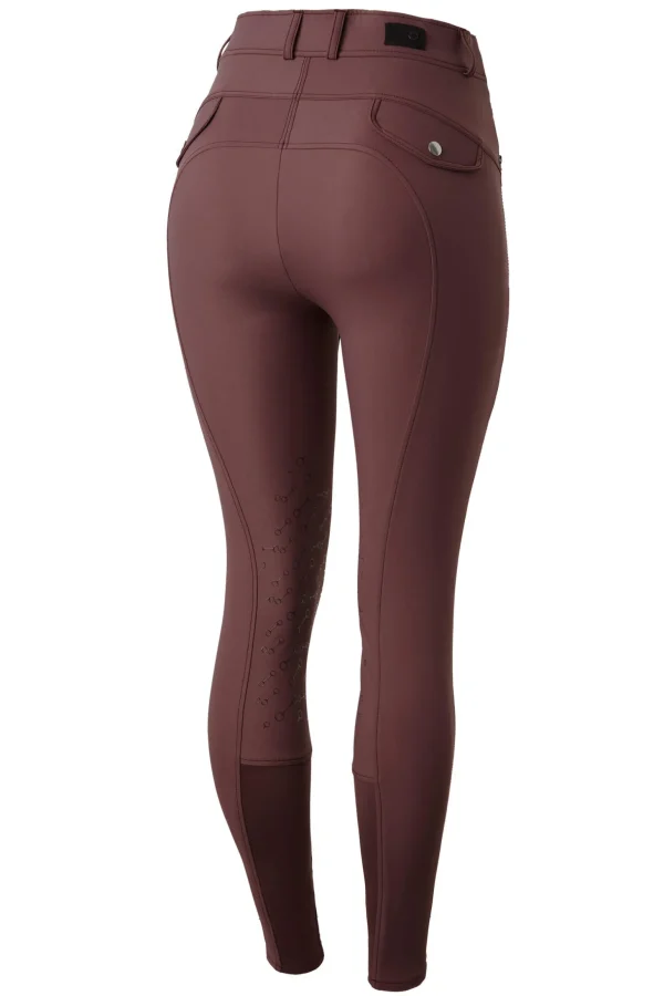 Horze Andrea High Waist Silicone Knee Patch Breeches for Woman