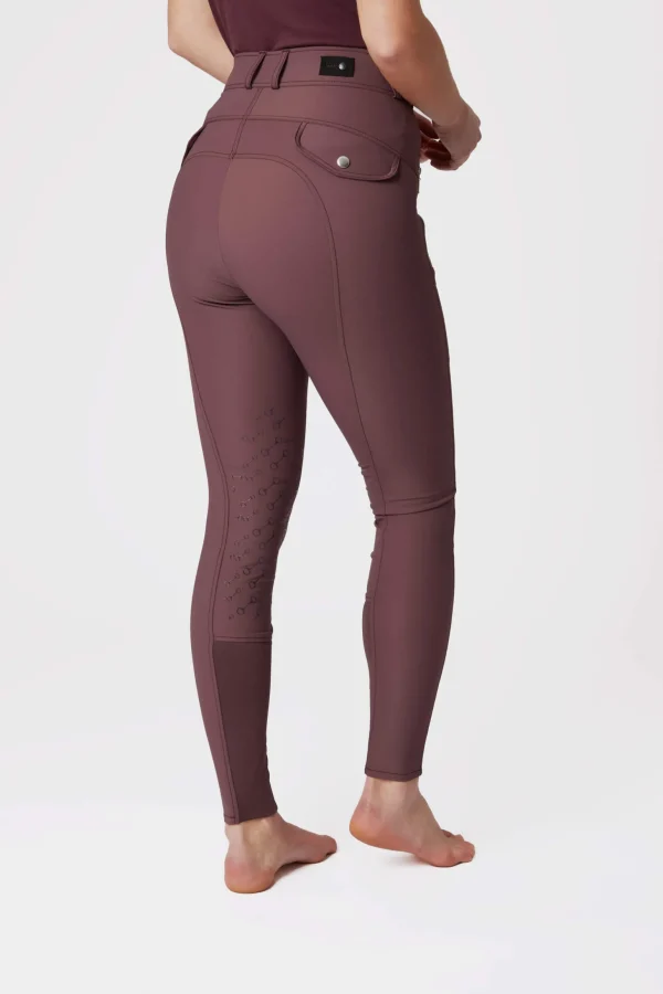 Horze Andrea High Waist Silicone Knee Patch Breeches for Woman