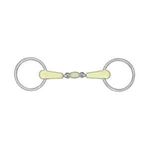 Horze Double-Jointed Loose Ring Apple Snaffle Bit