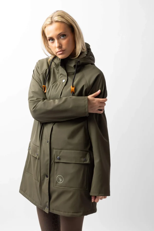 Horze Elise Raincoat with Padded Lining