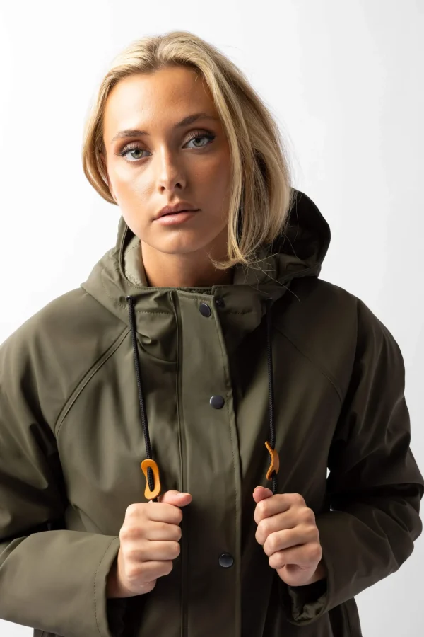 Horze Elise Raincoat with Padded Lining