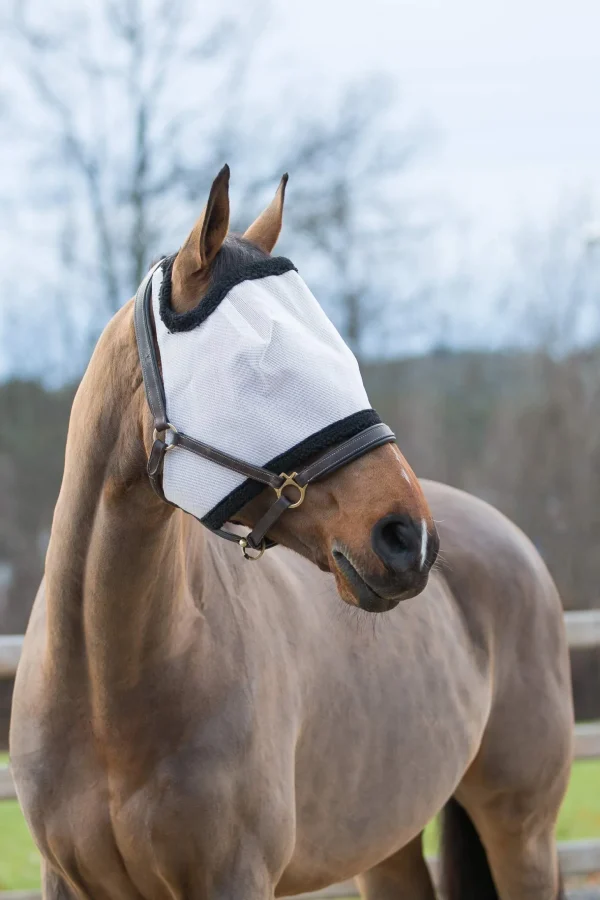 Horze Fly Mask With Mesh And Soft Pile