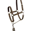 Horze Halter & Lead Set with Metallic Stripes