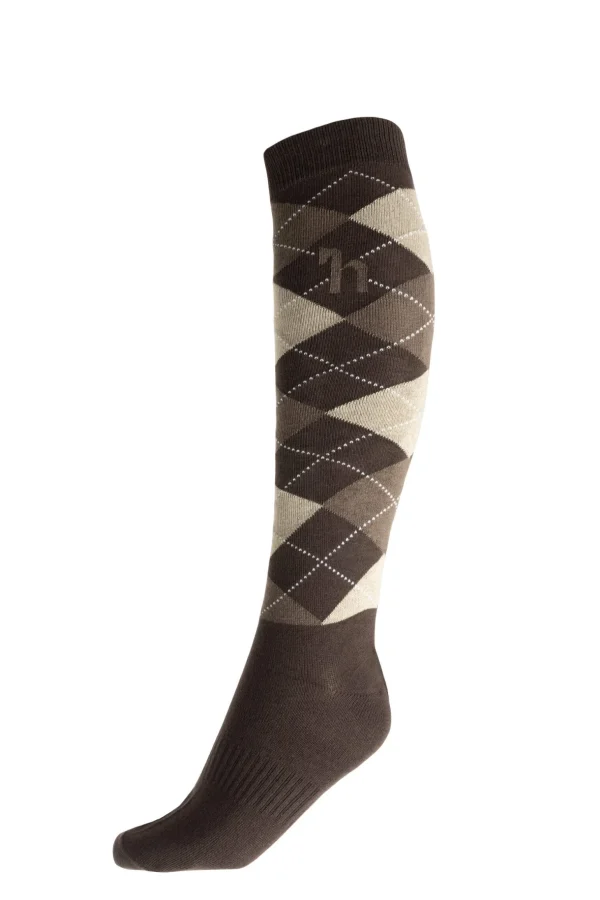 Horze Holly Argyle Riding Socks