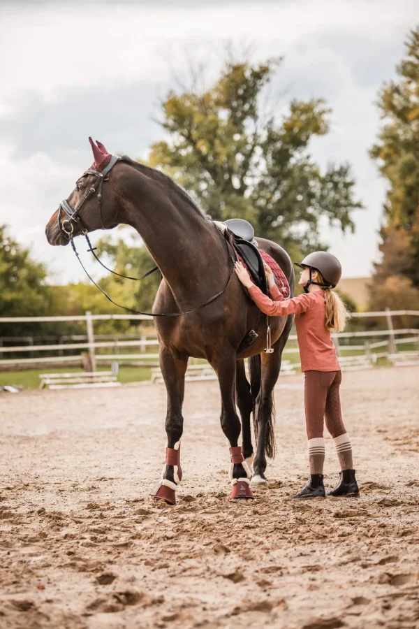 Horze Leighton Teens Silicone Full Grip Breeches with Phone Pocket