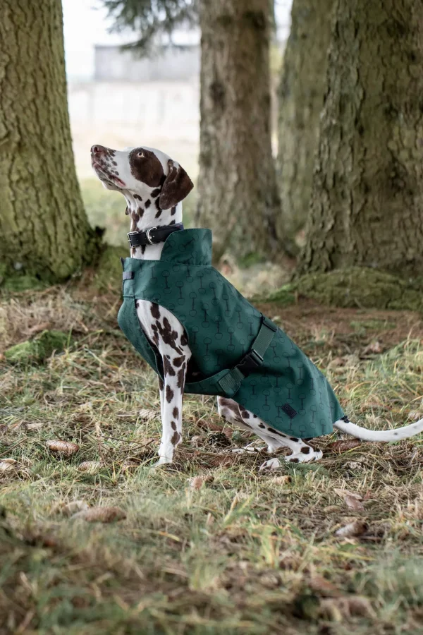 Horze Noir Dog Coat with Print