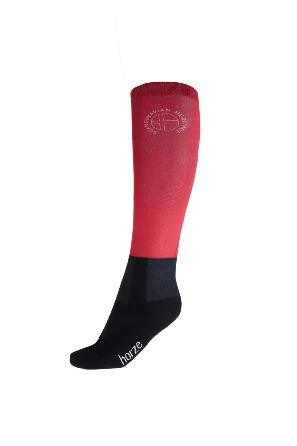 Horze Printed Riding Socks with Thin Shaft