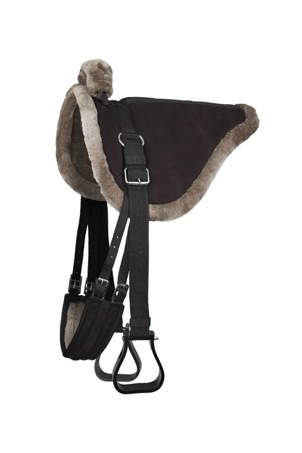 Horze PU Suede Bareback Saddle