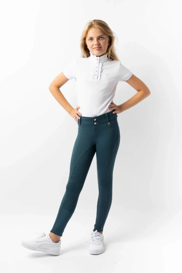 Horze Rhea Kids´ Thermo Fullgrip Breeches with Hip Pockets