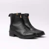 Horze Rose Leather Jodphur Boots with Front Zipper