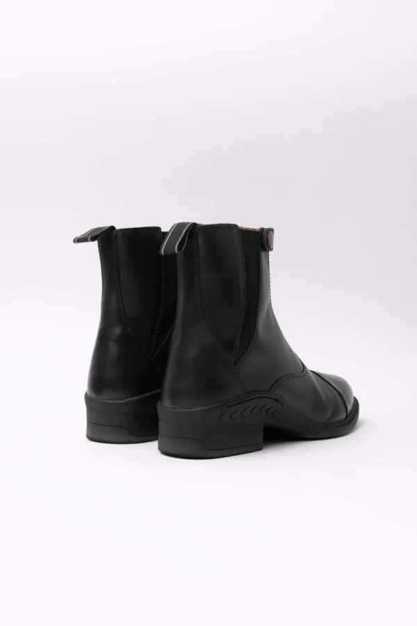 Horze Rose Leather Jodphur Boots with Front Zipper