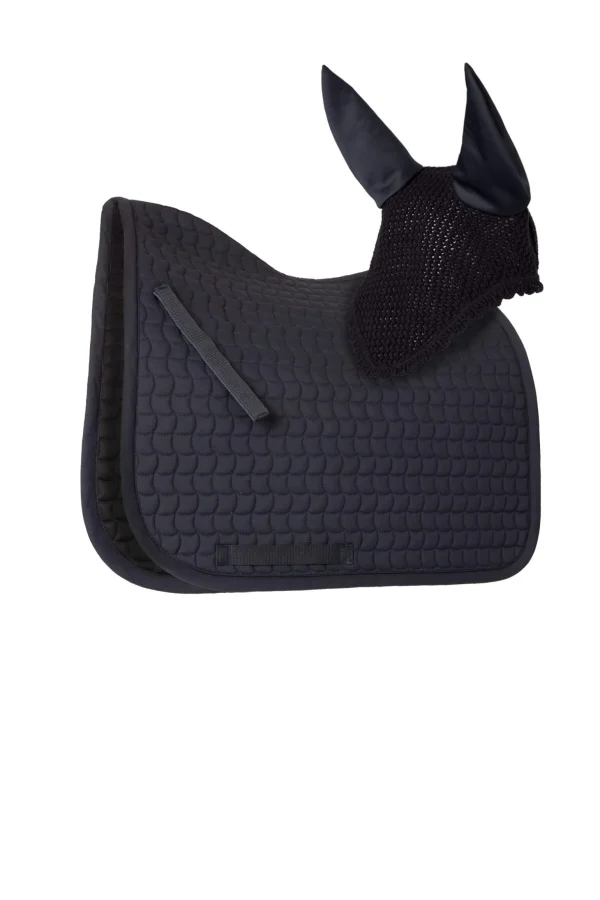 Horze Saddle Pad Dressage and Ear Net Set