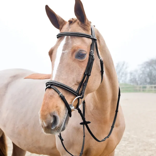 Horze Soft Grip Rubber Reins w/stoppers