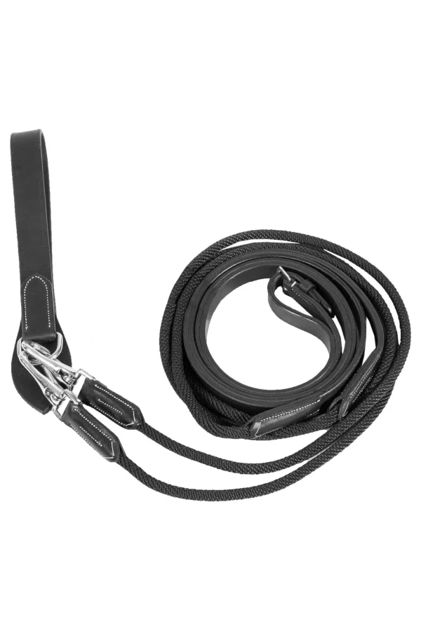 Horze Sparta Nylon/Leather Draw Reins