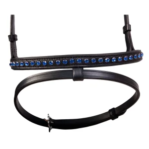 Karlslund Combined noseband, 1 row crystals