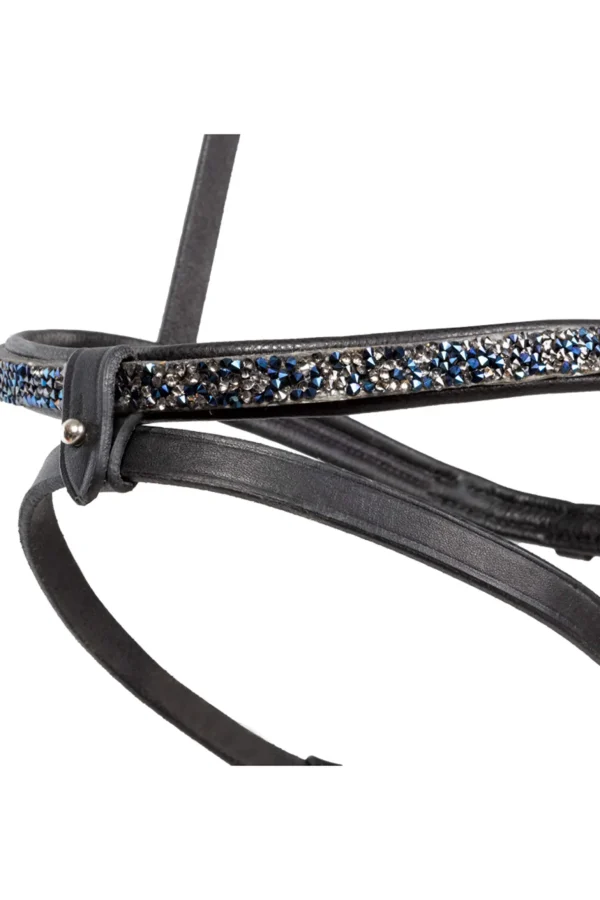 Kavalkade Blár Combined Noseband for Kjartan Icelandic Bridle