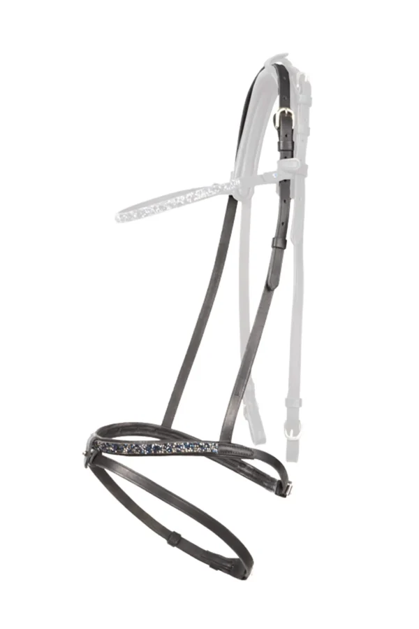 Kavalkade Blár Combined Noseband for Kjartan Icelandic Bridle