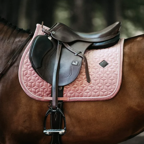 Kentucky Horsewear Velvet Jumping Saddle Pad