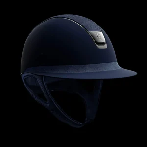 Samshield Miss Shield Shadowmatt Helmet, Alcantara Black Chrome visor (without Liner)