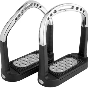 Sprenger Flexcite Grip Stirrups, SS 4.3/4 With Metal Pad