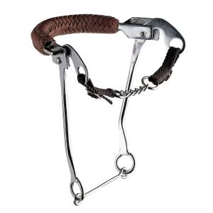 Sprenger Hackamore with curb chain and st.st. Cheeks, 35cm