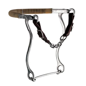 Sprenger Hackamore with curb chain and st.st. Cheeks, 31cm