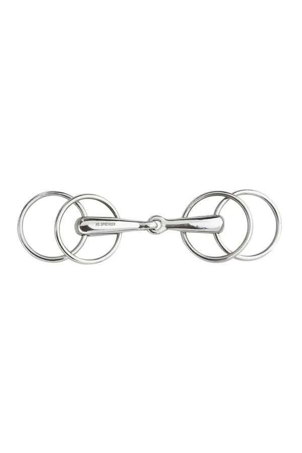 Sprenger Loose Ring snaffle with 4 rings, Stainless steel