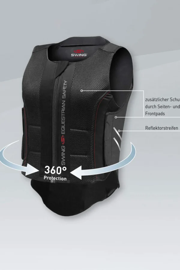 Swing P07 Back Protector, Flexible, Adults