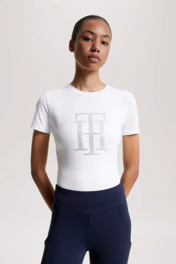 Tommy Hilfiger Equestrian Rhinestone T-Shirt