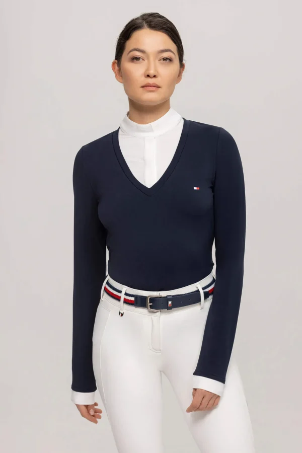 Tommy Hilfiger Equestrian Montana Women´s 2-in-1 Show Shirt