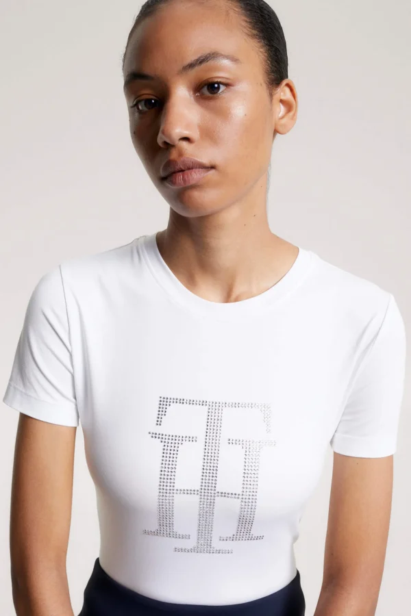 Tommy Hilfiger Equestrian Rhinestone T-Shirt