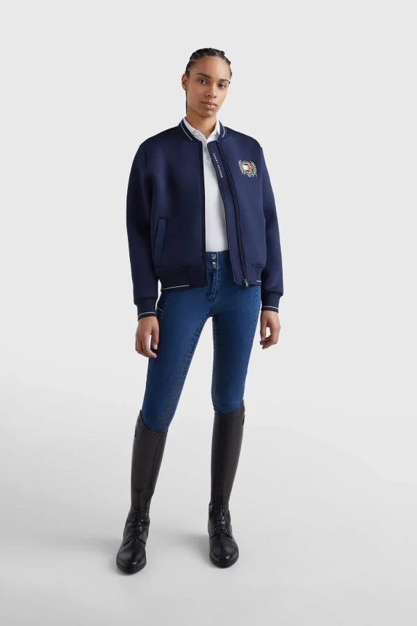 Tommy Hilfiger Equestrian Crest Bomber Sport Jacket