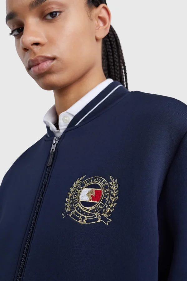 Tommy Hilfiger Equestrian Crest Bomber Sport Jacket