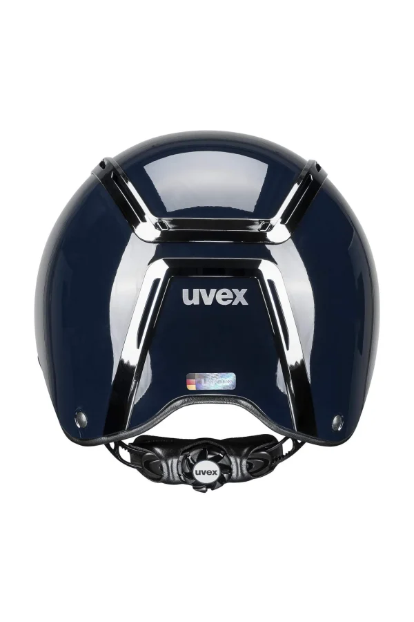 Uvex Exxeed Shiny Chrome Riding Helmet